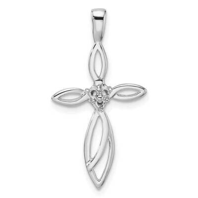 Cross Pendant Mounting 10k White Gold PM5014-005-1W by Men&#39;s Jewelry and Accessories, MPN: PM5014-0…