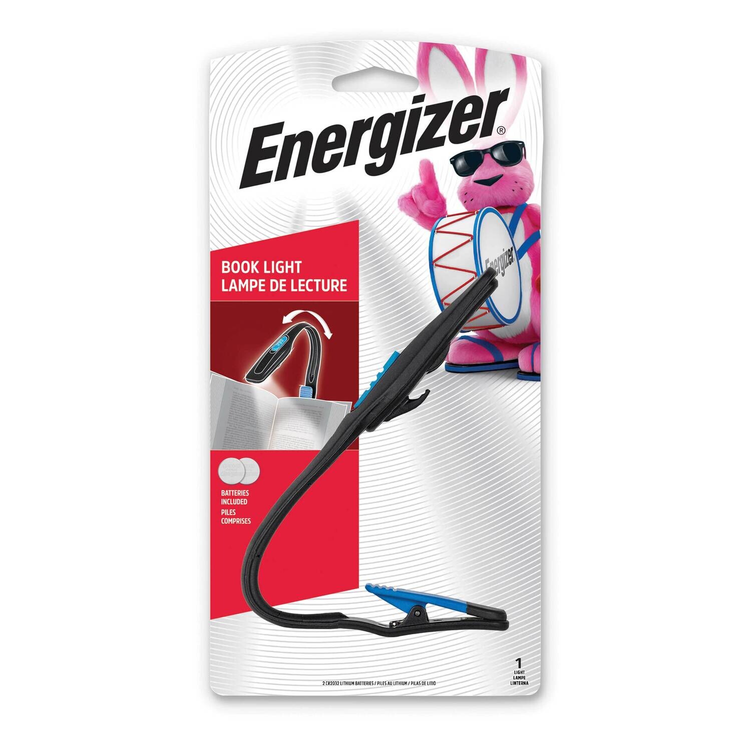 Energizer Led Book Light Two Cr2032 Batteries Included JT5508, MPN: JT5508, 39800064837