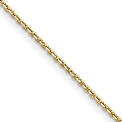 1.2mm Diamond-Cut Cable Chain 22 Inch 14k Gold PEN332-22, MPN: PEN332-22,