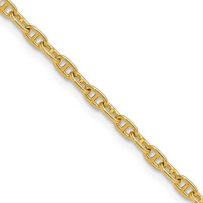 2.35mm Mariners Link Chain 20 Inch 14k Gold MA065-20, MPN: MA065-20,