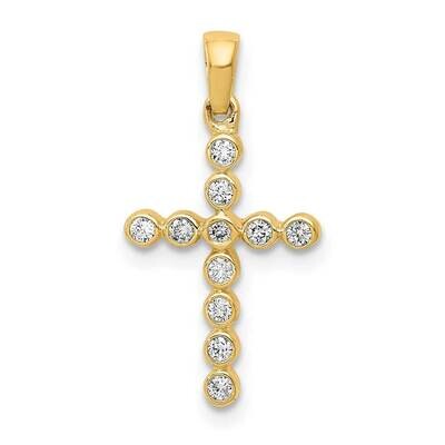 1/10Ct. Diamond Cross Pendant 10k Polished Gold PM4966-010-1YA by Men&#39;s Jewelry and Accessories, MP…