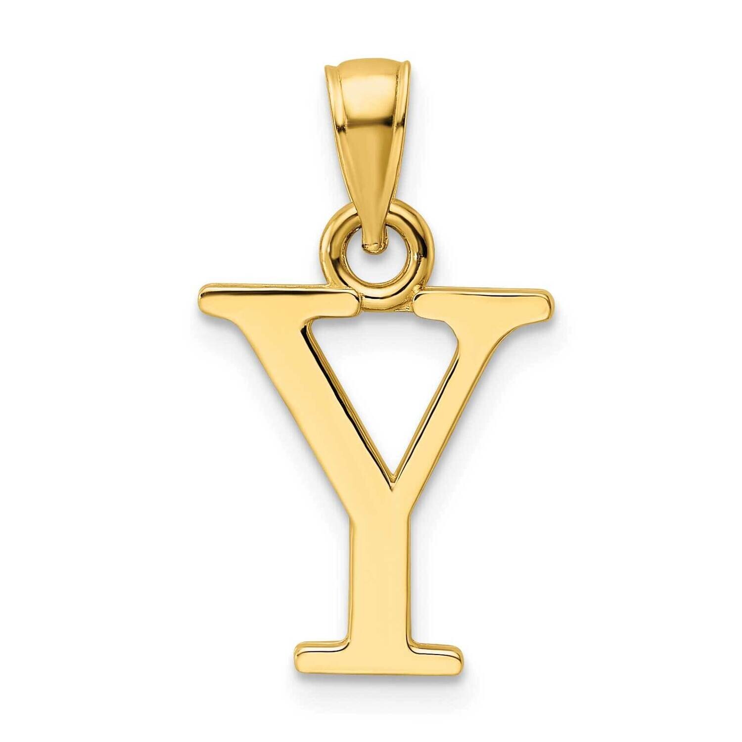 Letter Y Pendant 14k Polished Gold K9810Y, MPN: K9810Y, 196904087039