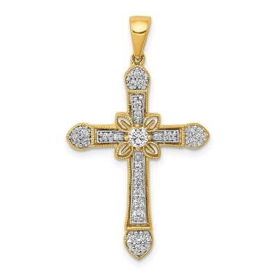 1/3Ct. Diamond Filigree Cross Pendant 10k Gold PM5090-033-1YA by Men&#39;s Jewelry and Accessories, MPN…