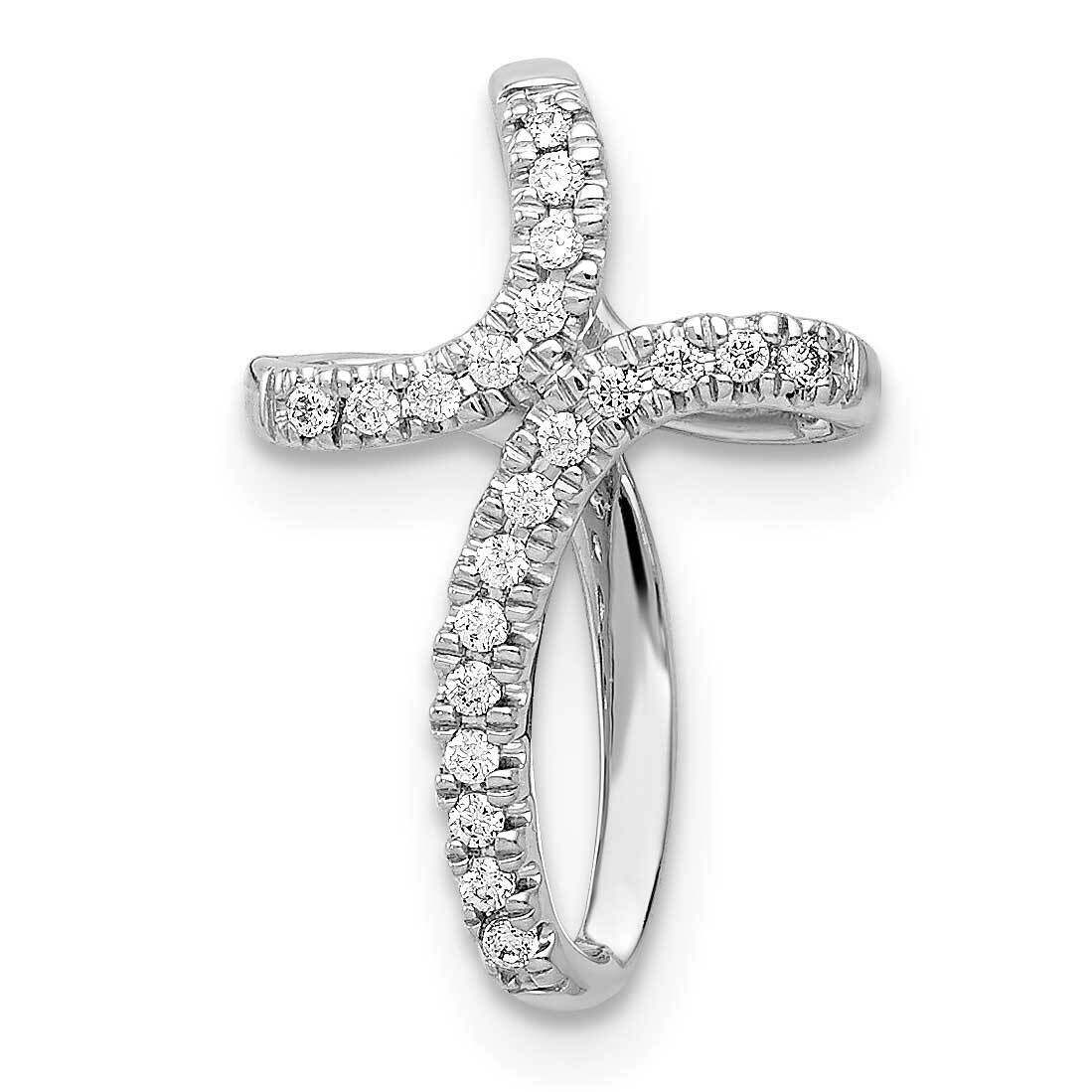 1/15Ct. Diamond Cross Pendant 10k White Gold PM5054-008-1WA by Men&#39;s Jewelry and Accessories, MPN: …