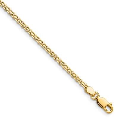 2.2mm Lightweight Flat Bismark Chain 8 Inch 14k Gold HLF20-8, MPN: HLF20-8,
