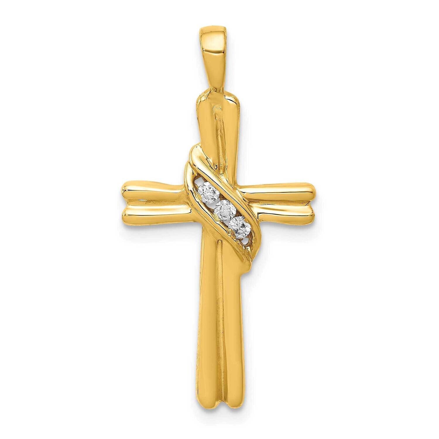 Aa Diamond Cross Pendant 10k Gold PM4989-005-1YA by Men&#39;s Jewelry and Accessories, MPN: PM4989-005-…