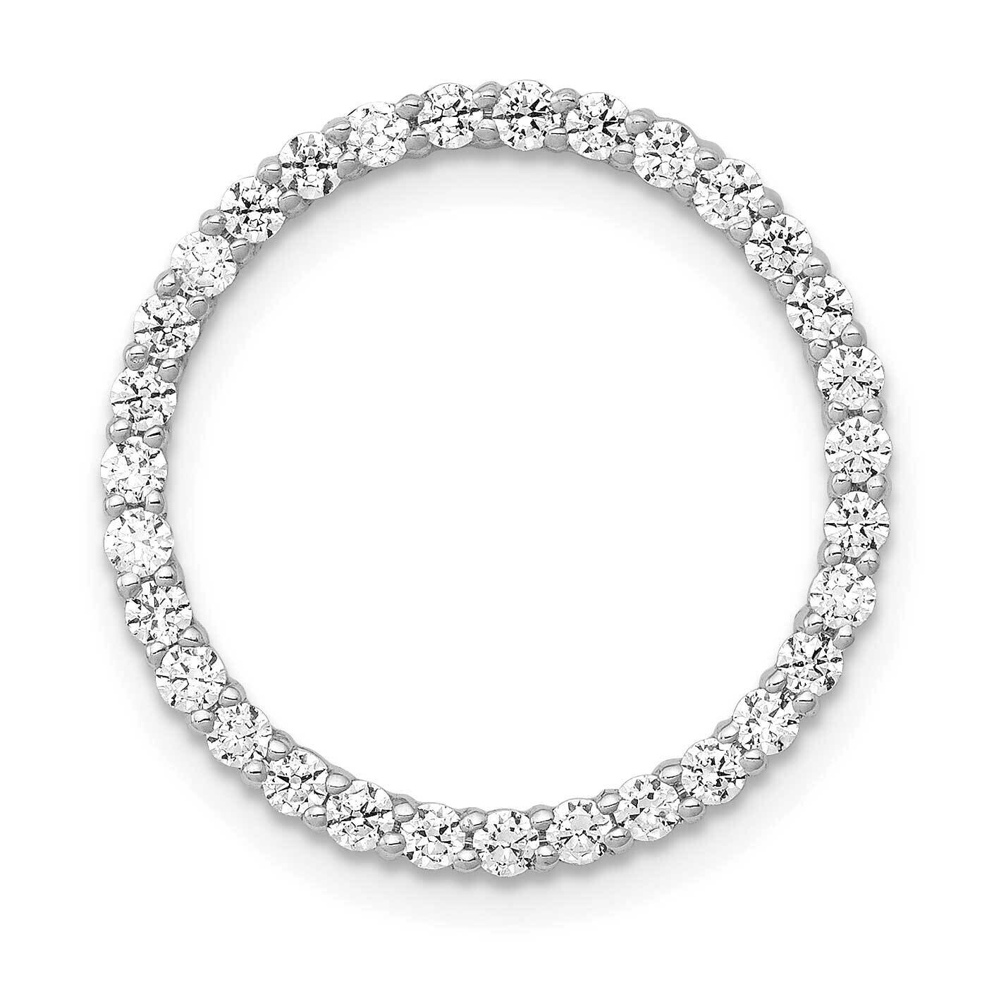 5/8Ct. Diamond Circle Chain Slide 10k White Gold PM4714-062-1WA, MPN: PM4714-062-1WA,