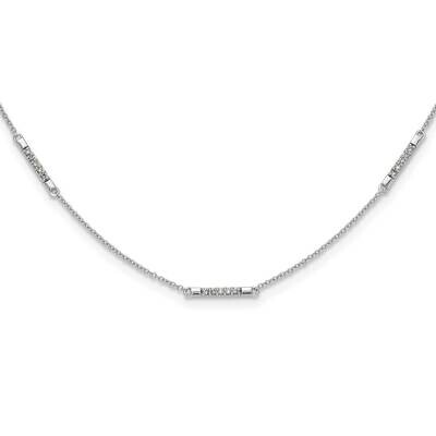 Diamond 5-Station Necklace 14k White Gold PM3752-025-WA-16, MPN: PM3752-025-WA-16, 883957488332