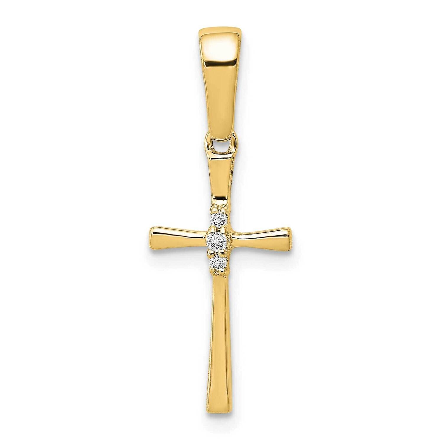 .02Ct. Diamond Cross Pendant 10k Gold PM5007-002-1YA by Men&#39;s Jewelry and Accessories, MPN: PM5007-…