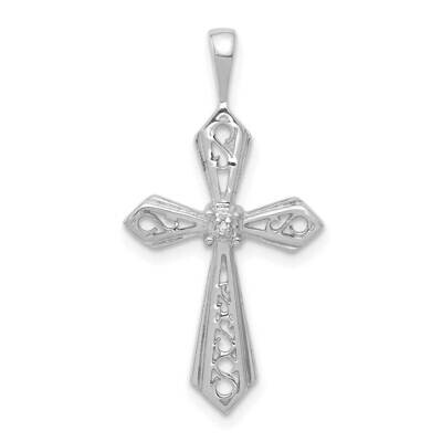 Aa Diamond Passion Cross Pendant 10k White Gold PM5021-001-1WA by Men&#39;s Jewelry and Accessories, MP…