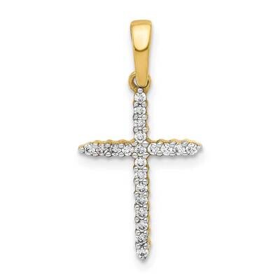 1/6Ct. Diamond Cross Pendant 10k Gold PM4977-016-1YA by Men&#39;s Jewelry and Accessories, MPN: PM4977-…