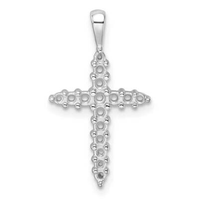 Diamond Cross Mounting 14k White Gold PM4949-050-W, MPN: PM4949-050-W,