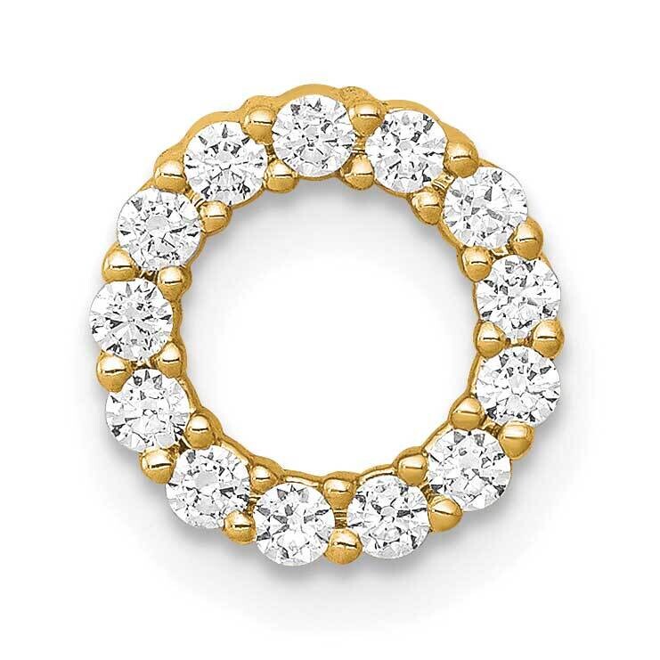 1/4Ct. Diamond Circle Chain Slide 14k Gold PM4714-025-YA, MPN: PM4714-025-YA,