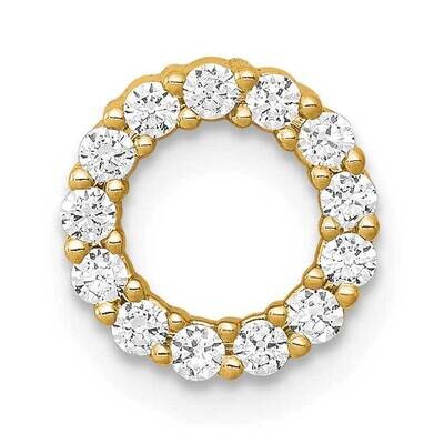 1/4Ct. Diamond Circle Chain Slide 14k Gold PM4714-025-YA, MPN: PM4714-025-YA,