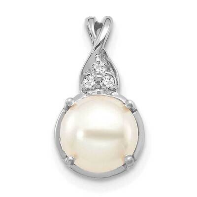 Fwc Pearl Diamond Pendant 14k White Gold PM3625-PL-003-WA, MPN: PM3625-PL-003-WA,