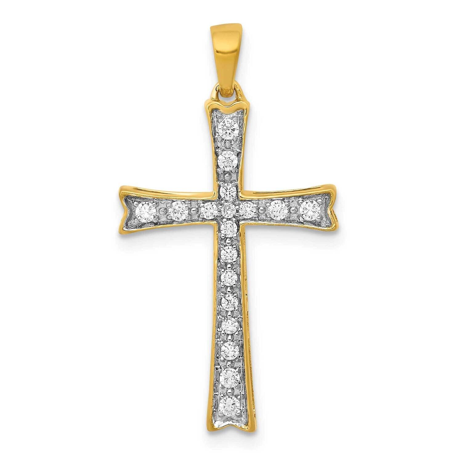 1/5Ct. Diamond Cross Pendant 10k Gold PM5065-020-1YA by Men&#39;s Jewelry and Accessories, MPN: PM5065-…