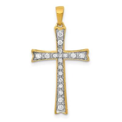 1/5Ct. Diamond Cross Pendant 10k Gold PM5065-020-1YA by Men&#39;s Jewelry and Accessories, MPN: PM5065-…