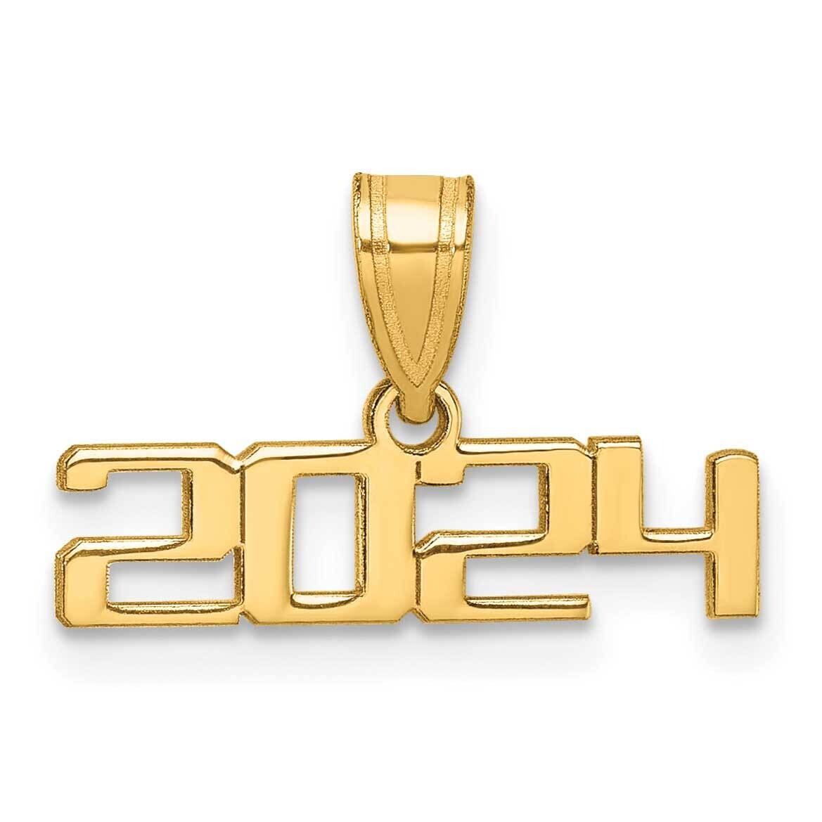 2024 Graduation Charm 14k Polished Gold K9988 by Men&#39;s Jewelry and Accessories, MPN: K9988,