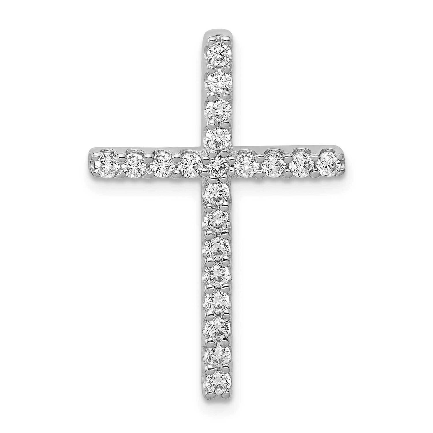 Diamond Cross Pendant 10k White Gold PM4979-050-1WA by Men&#39;s Jewelry and Accessories, MPN: PM4979-0…