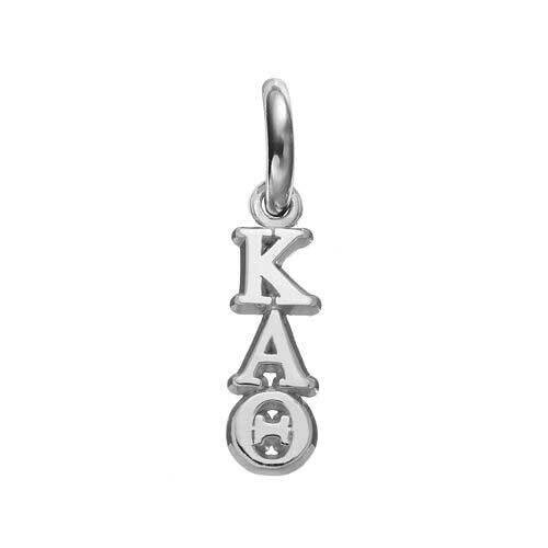 5/8 Kappa Alpha Theta Vertical Letters Pendant Sterling Silver KAT005-SS