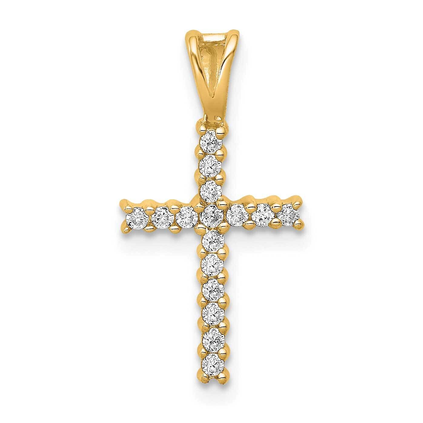 1/6Ct. Diamond Latin Cross Pendant 10k Gold PM4973-016-1YA by Men&#39;s Jewelry and Accessories, MPN: P…