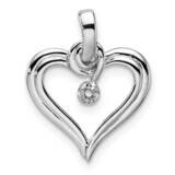 Heart Pendant Mounting 14k White Gold PM4824-001-W, MPN: PM4824-001-W,