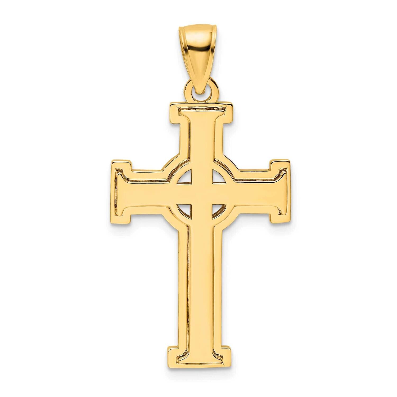 Cross Pendant 14k Polished Gold K9819, MPN: K9819,