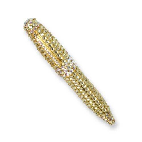 Lt. Peach Swarovski Crystal Ball-Point Pen GM2854, MPN: GM2854, 788089116590