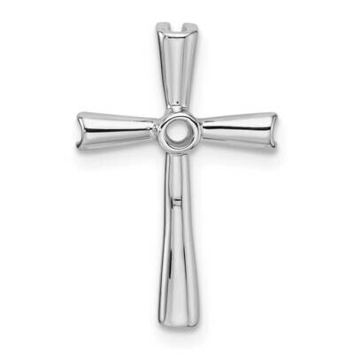Cross Chain Slide Mounting 14k White Gold PM5017-004-W, MPN: PM5017-004-W,
