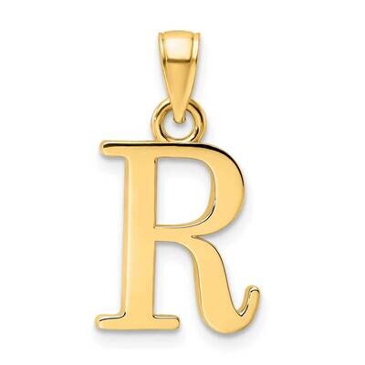 Letter R Pendant 14k Polished Gold K9810R, MPN: K9810R, 196904090251