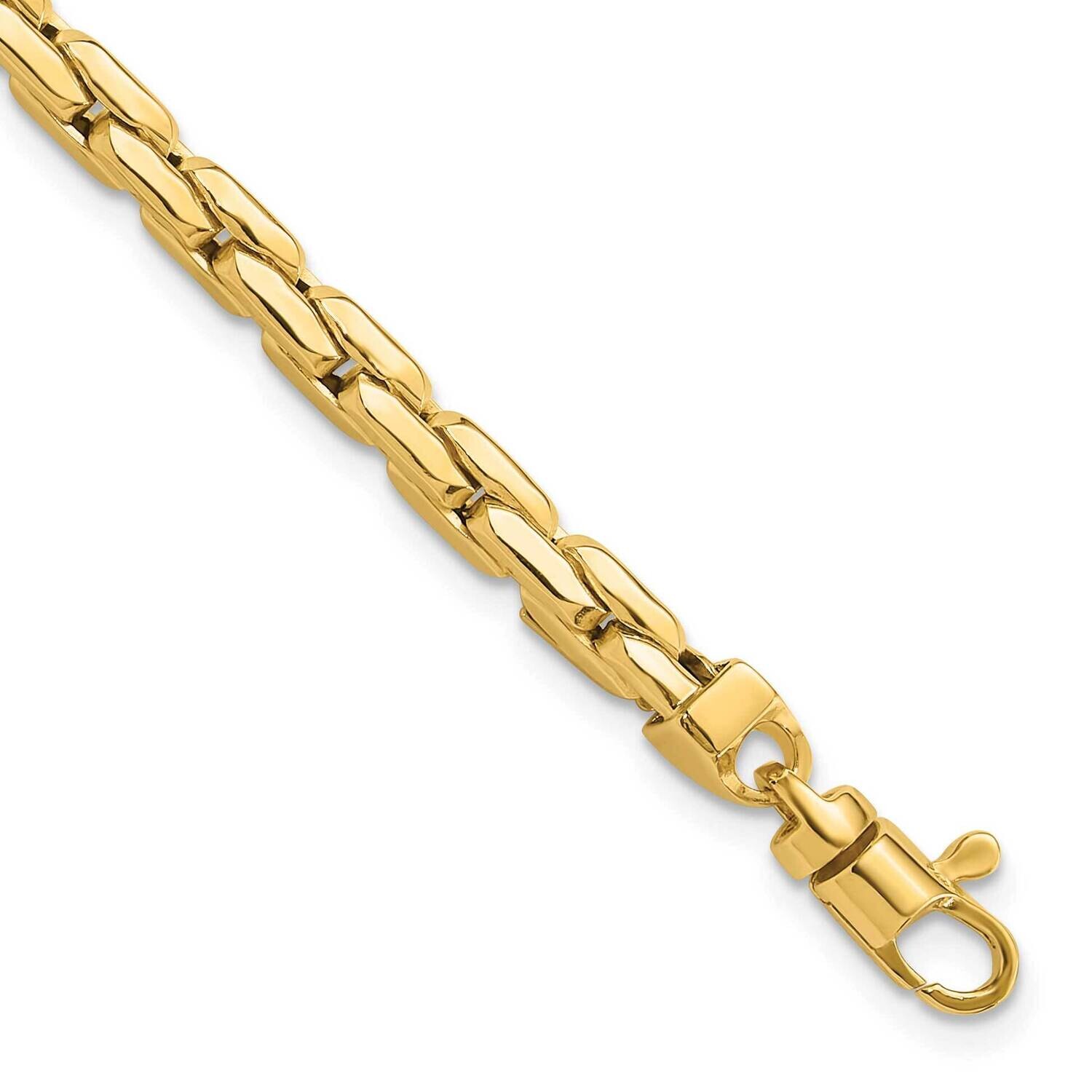 4.5mm Fancy Link Bracelet 4.4 Inch 14k Polished Gold GB283-8.25 by Men&#39;s Jewelry and Accessories, M…
