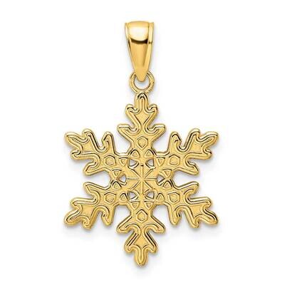 Snowflake Pendant 14k Polished Gold K9865, MPN: K9865,