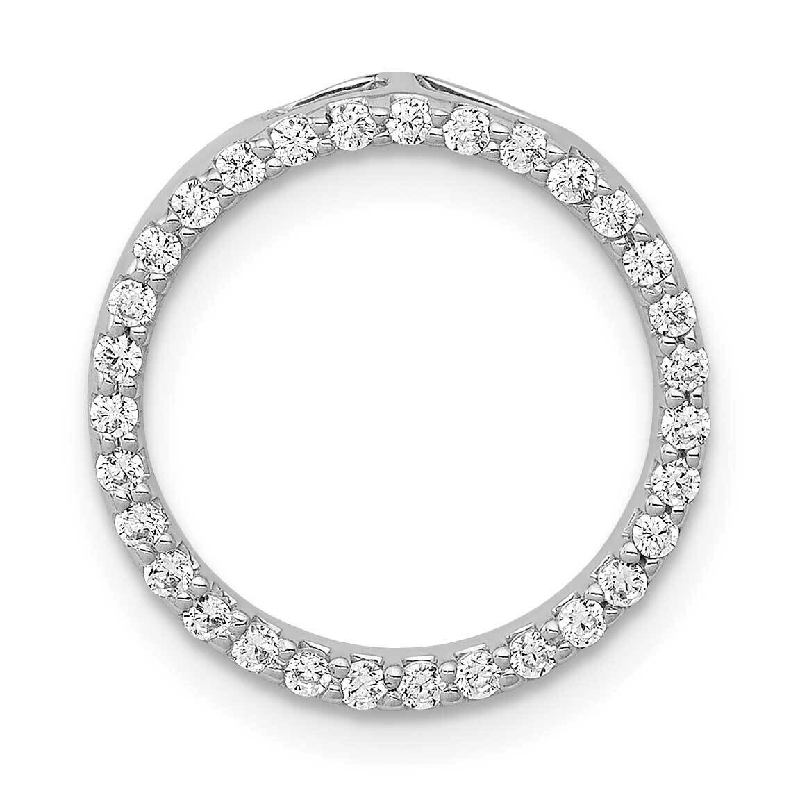 1/4Ct. Diamond Circle Chain Slide 10k White Gold PM4713-025-1WA, MPN: PM4713-025-1WA,