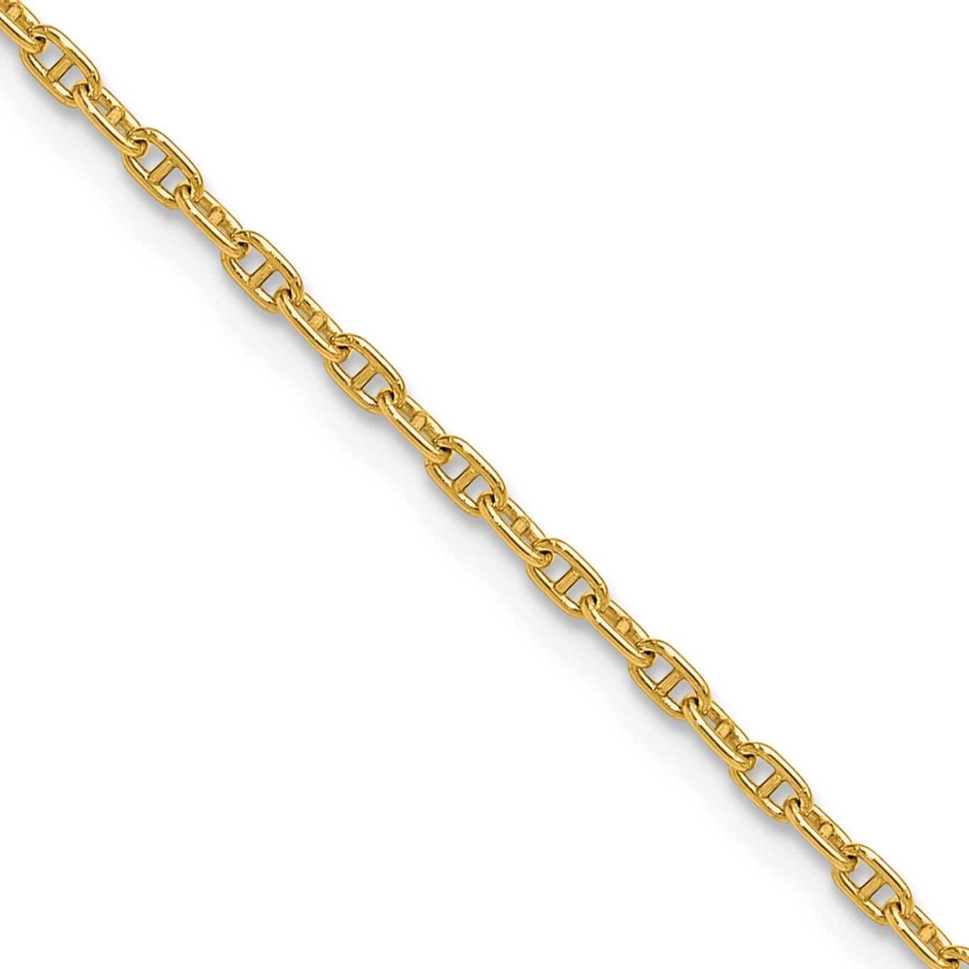 1.8mm Mariners Link Chain 18 Inch 14k Gold MA050-18, MPN: MA050-18,