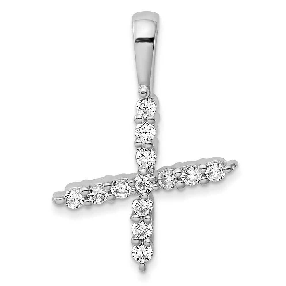 Diamond Letter X Initial Pendant 14k White Gold PM6988X-014-WLG, MPN: PM6988X-014-WLG, 883957887784