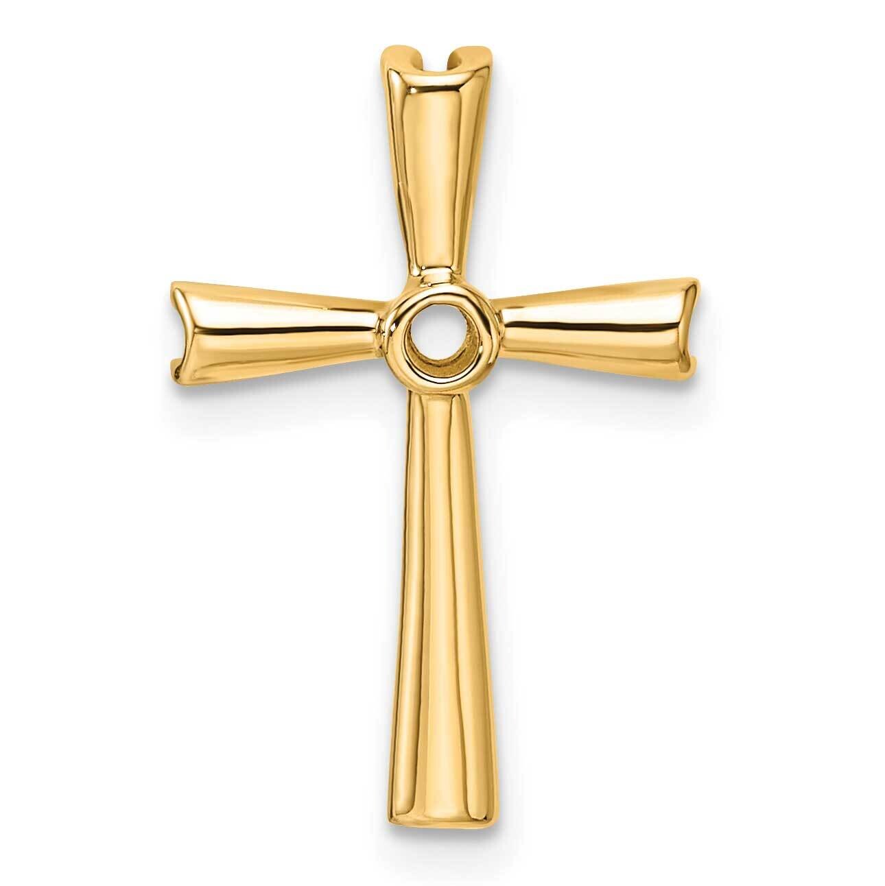 Cross Pendant Mounting 14k Gold PM5017-004-Y, MPN: PM5017-004-Y,