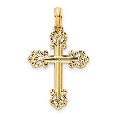 Cross Pendant 14k Polished Gold K9818, MPN: K9818,