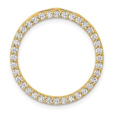 3/4Ct. Diamond Circle Chain Slide 14k Gold PM4713-075-YA, MPN: PM4713-075-YA,
