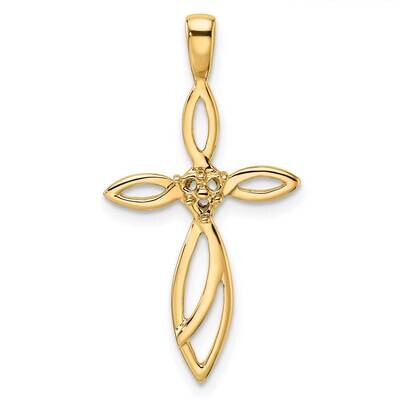Cross Pendant Mounting 10k Gold PM5014-005-1Y by Men&#39;s Jewelry and Accessories, MPN: PM5014-005-1Y,