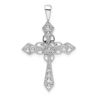 Passion Cross Mounting 14k White Gold PM5082-033-W, MPN: PM5082-033-W, 191101543159
