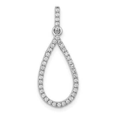 1/4Ct. Diamond Teardrop Pendant 10k White Gold PM3832-025-1WA, MPN: PM3832-025-1WA,