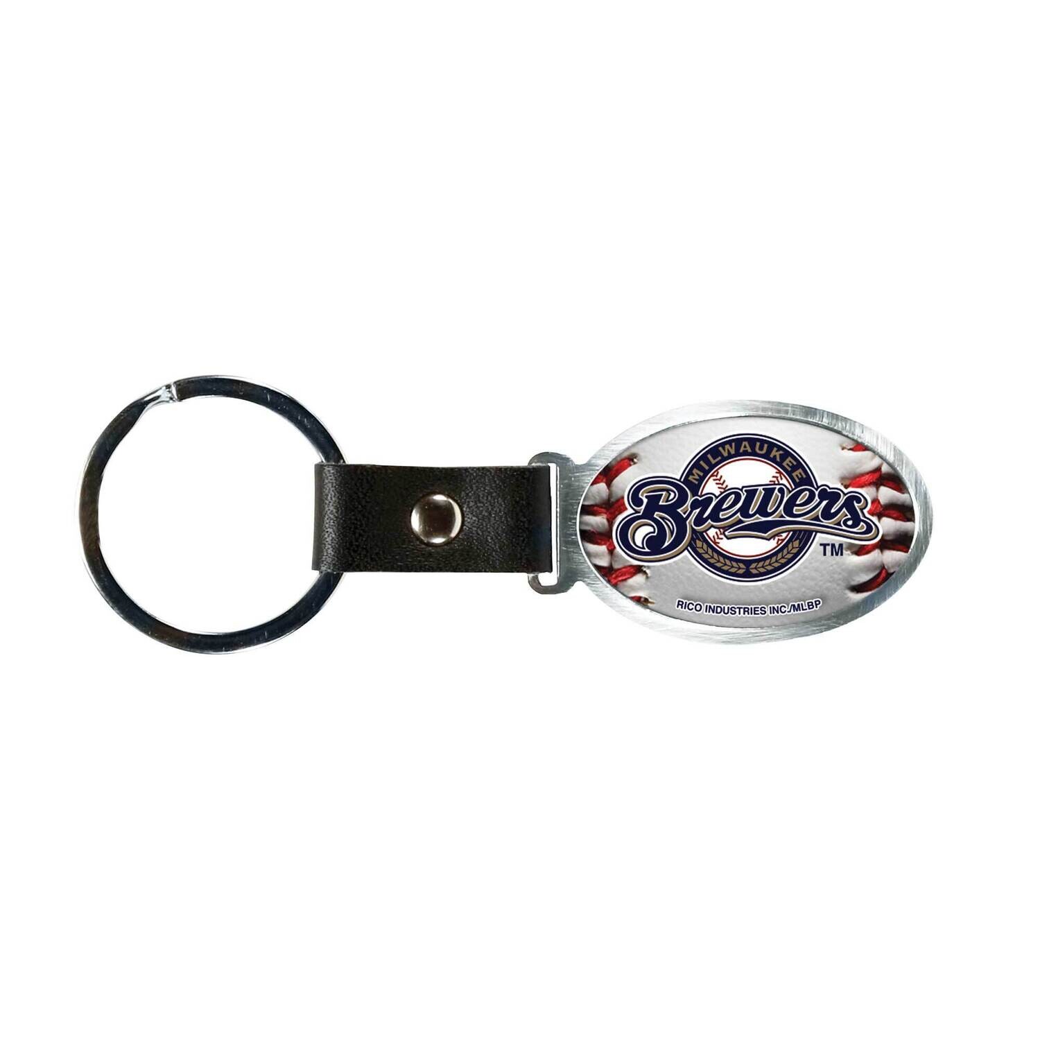 Mlb Milwaukee Brewers Accent Key Ring By Rico Industries GC6340, MPN: GC6340, 767345137029