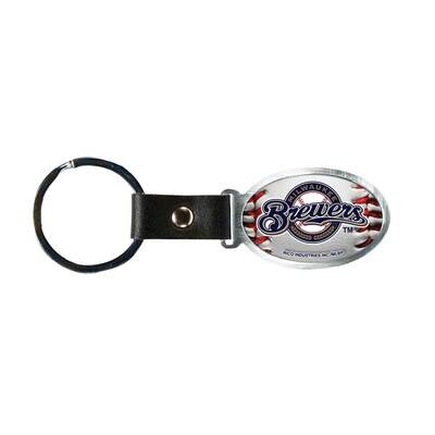 Mlb Milwaukee Brewers Accent Key Ring By Rico Industries GC6340, MPN: GC6340, 767345137029