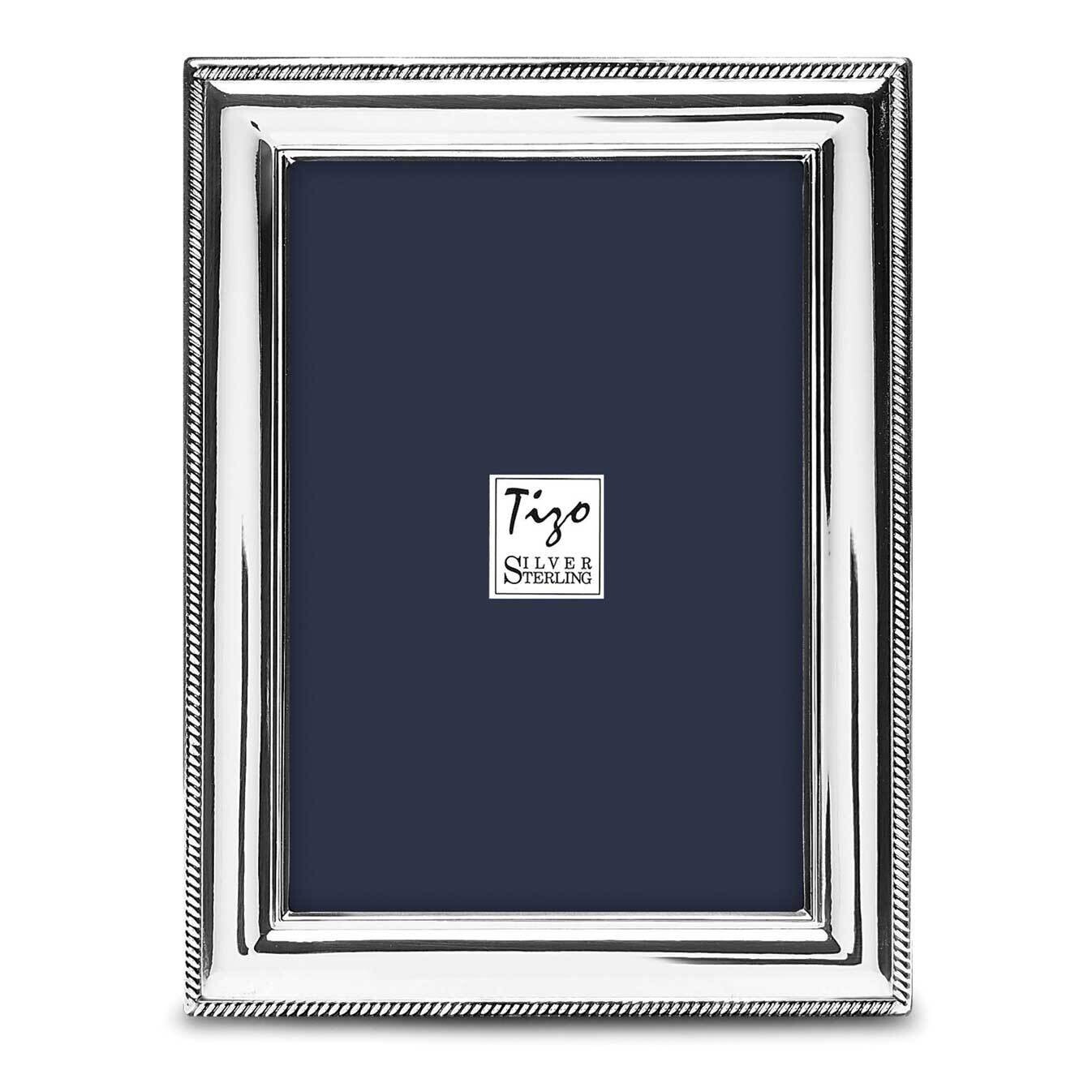 Rope Edge 4 x 6 Inch Photo Frame Sterling Silver GM19914, MPN: GM19914,