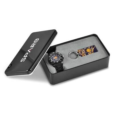 Nba Indianapolis Pacers Watch &amp; Key Ring Gift Set GC5041 by Men&#39;s Jewelry and Accessories, MPN: GC5…