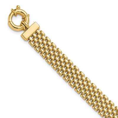 Fancy Link Bracelet 7.5 Inch 14k Polished Gold FB2042-7.5, MPN: FB2042-7.5, 196904099414