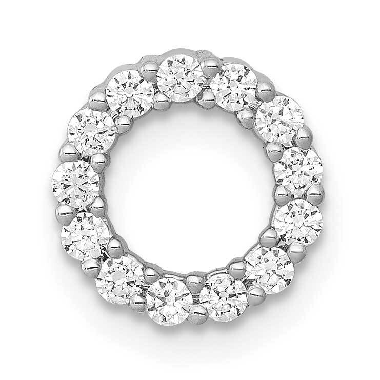 1/4Ct. Diamond Circle Chain Slide 10k White Gold PM4714-025-1WA, MPN: PM4714-025-1WA,