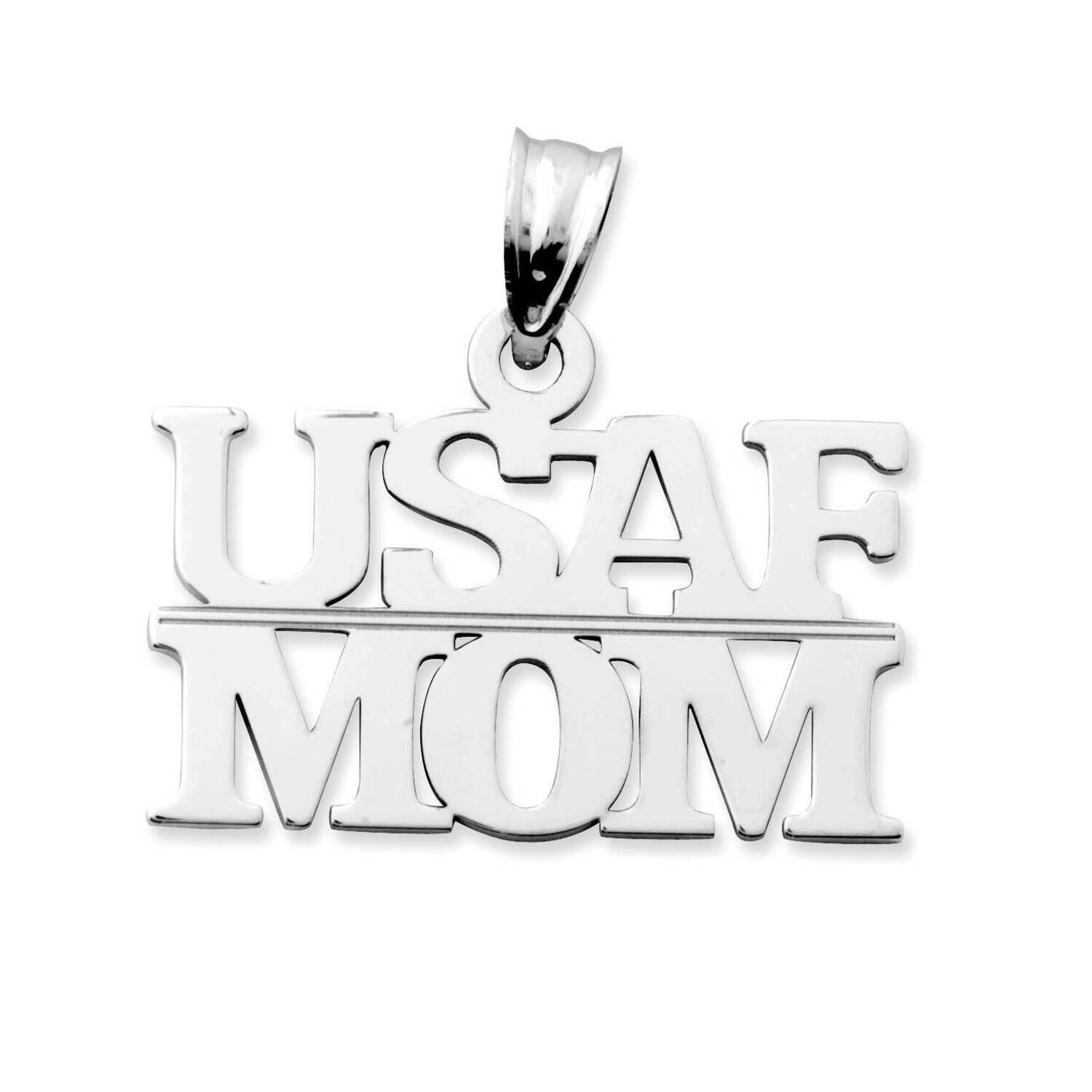 Usaf Mom Charm Sterling Silver MIL16-SS, MPN: MIL16-SS, 883957740959