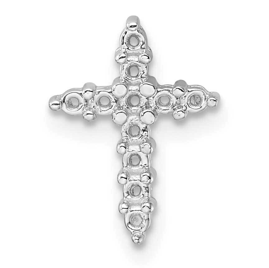 Diamond Cross Pendant Mounting 10k White Gold PM4950-033-1W by Men&#39;s Jewelry and Accessories, MPN: …