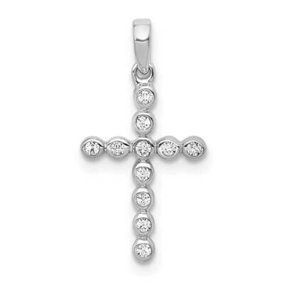 1/10Ct. Diamond Cross Pendant 10k White Gold PM4966-010-1WA by Men&#39;s Jewelry and Accessories, MPN: …